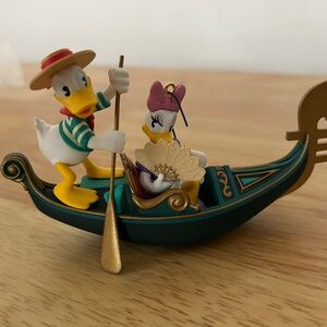 Disney Donald and Daisy Duck in Venice Christmas Ornament - Hallmark